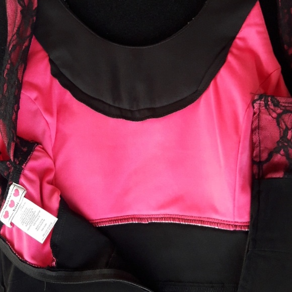 Trixxi Black & Punk Dress - Picture 6 of 7